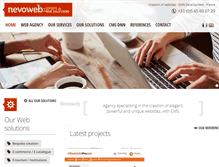 Tablet Screenshot of nevoweb.com